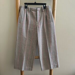 Maje Plaid Pants